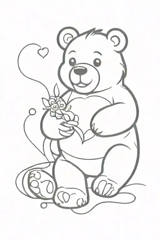 Tender Heart Care Bear Standing