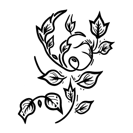 Ivy Or Vine With Lavender Interspersed Between It