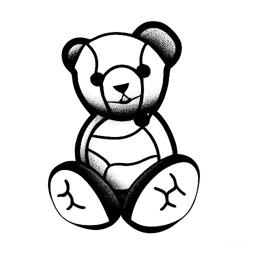 Butterfly Teddy Bear And Baseball