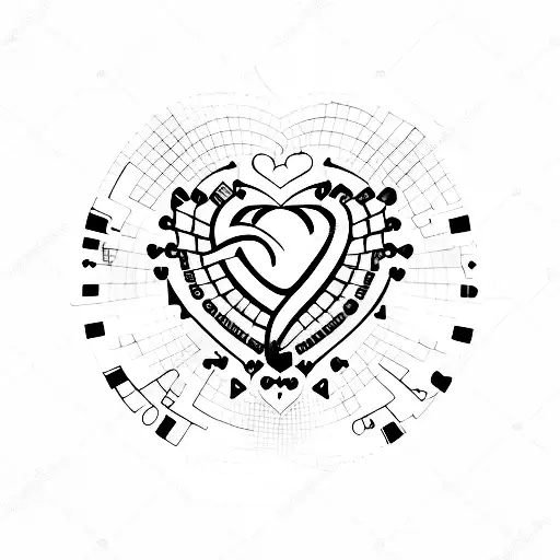 A Technician's Tools Forming The Shape Of A Heart With The Word 'Love'