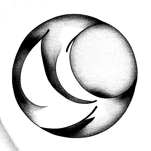 Flower With Full Moon