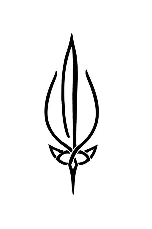 Just Keep Swimming Celtic Trident