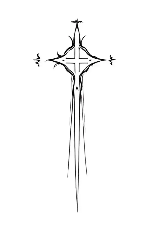 Cross Tattoo Vietnam Inspired Tattoo Incorporating Catholicism