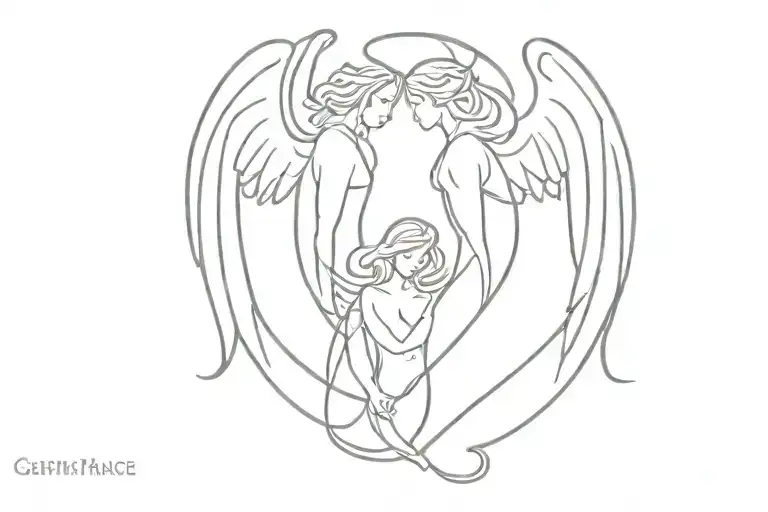 Angel And Half Devil