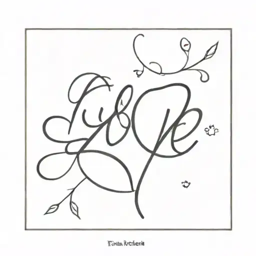 E Word 'Love' Written