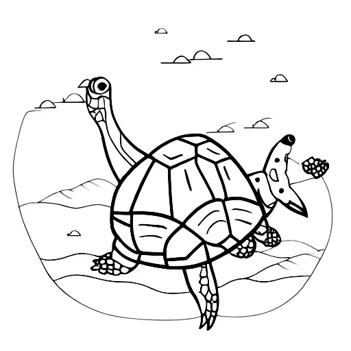 Big Turtle And Little Turtle