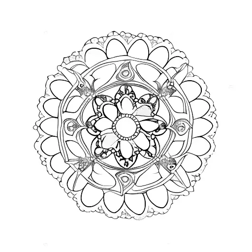 Lilac Inside In Ring