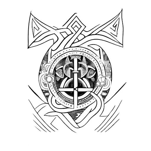 Nordic Viking Bear Valknut