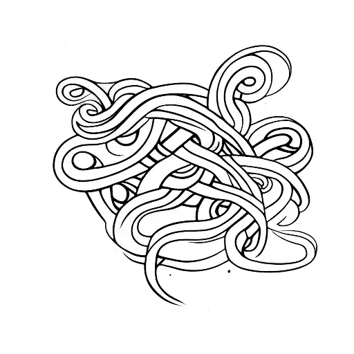 Long Vine Wrapped Around Arm