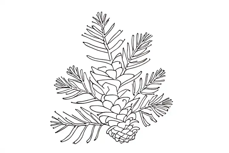 Pine Cones Line