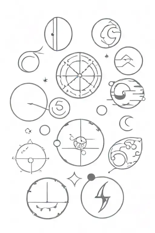 Dollar Sign And Moon Phases