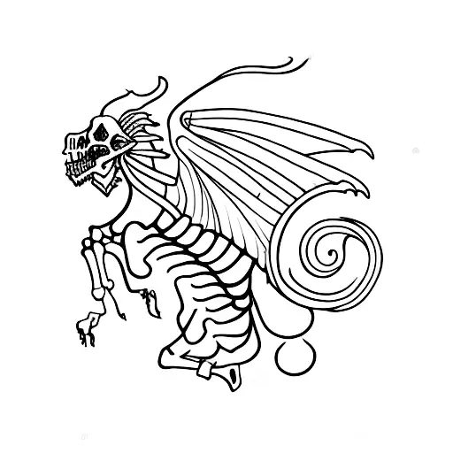 Fire-breathing Animal Skeleton