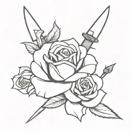 Rose And Knives