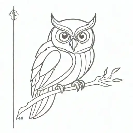 Owl Tatto Design