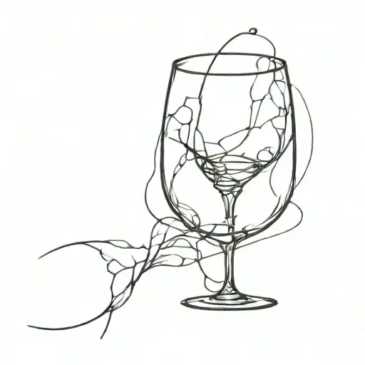Broken Wine Glass