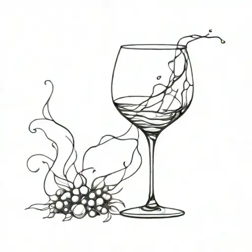 Broken Wine Glass