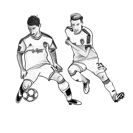 Two Soccer Players