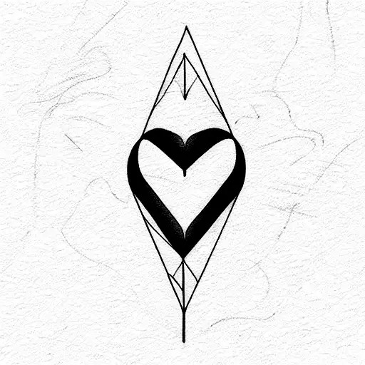 Sketch Heart Line