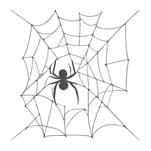 Spider Weaving A Web