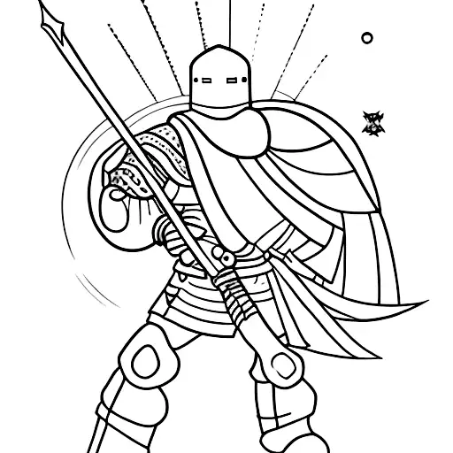 Knight With A Cresent Moon
