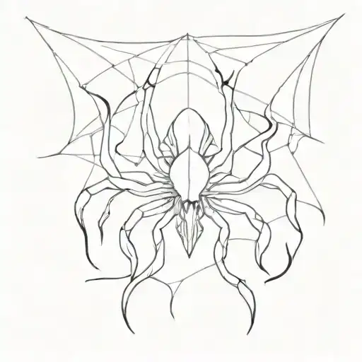 Combine A Spider And An Octopus In A Minimalist Design