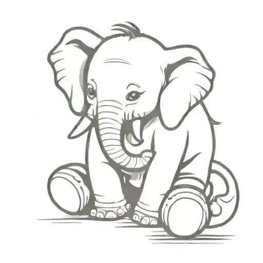Muay Thai Cute Elephant In Boxing Gloves Small