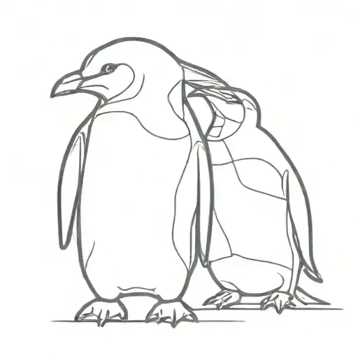 Penguin One Line