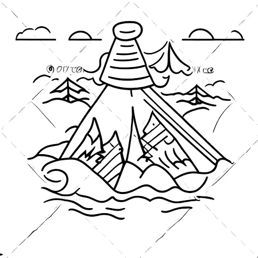 Group Of Friends And Family Around A Campfire