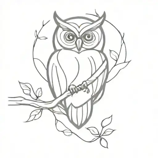 Owl And Symbolizing Dreaminess