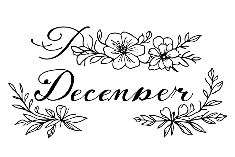 Name Going Into December Birth Flowrer