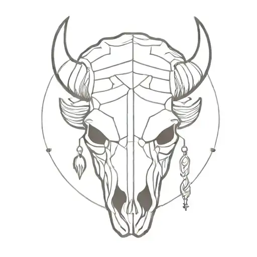 Scandinavian Bison Skull