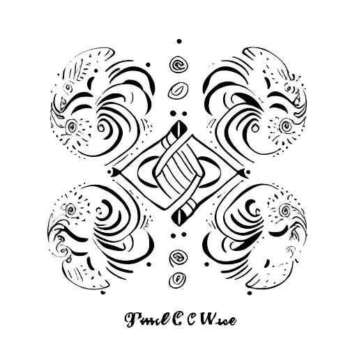 Simple Couple Tattoo For Czech Husband And Turkish Wife