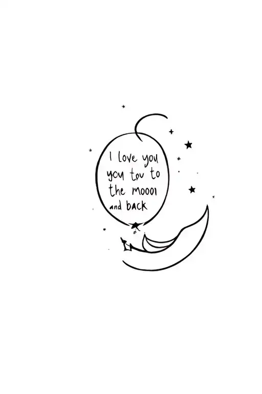 I Love You To The Moon And Back