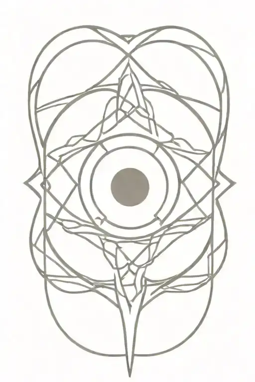 Evil Eye Within Celtic Knot
