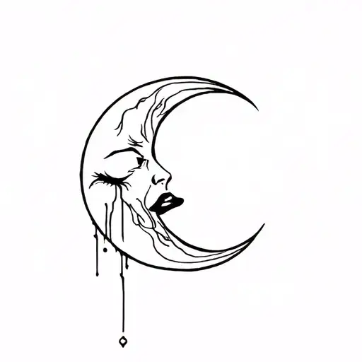 Crying Half Moon Surrounded