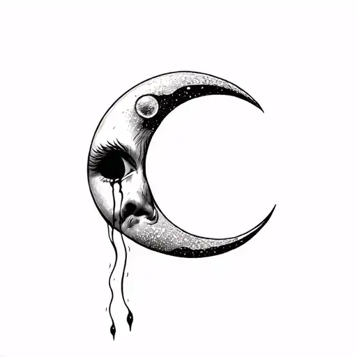 Crying Half Moon Surrounded