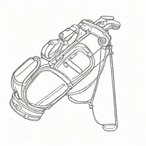 Golf Bag Filled