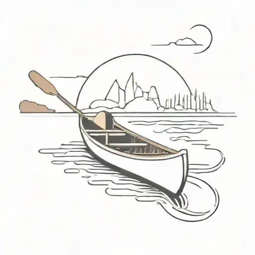Canoe In Water