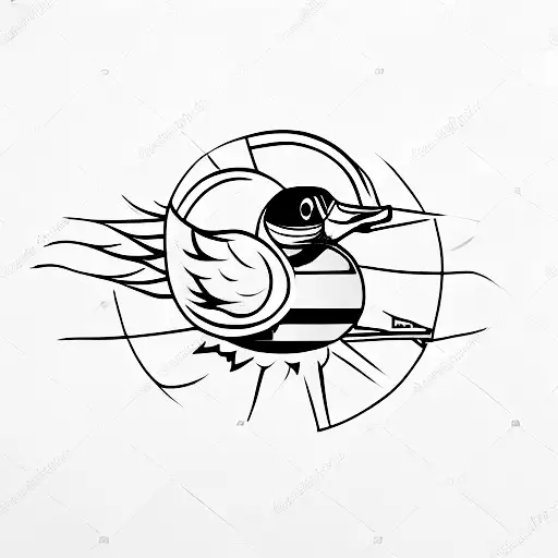 Duck With Sun Glasses