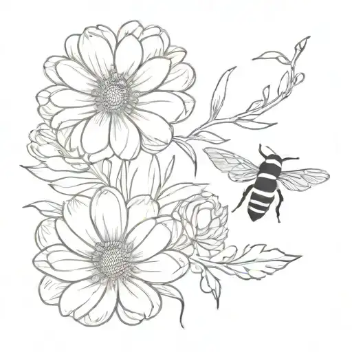 Bee Moth Chrysanthemum