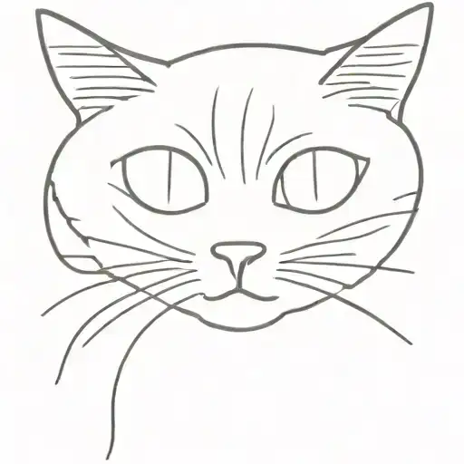 Black And White One Eyed Cat