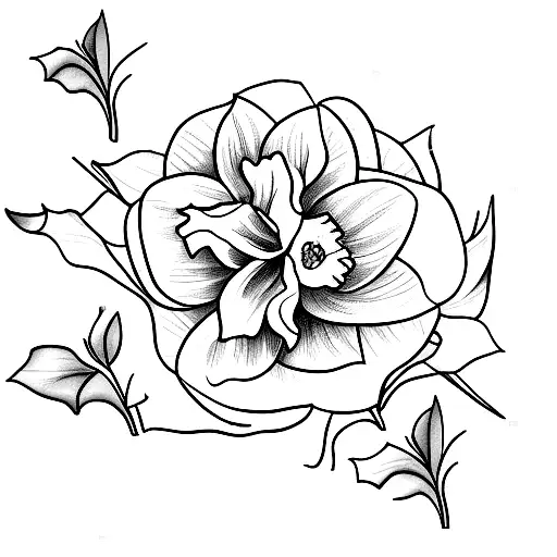 Narcissus And Holly Bouquet Dainty