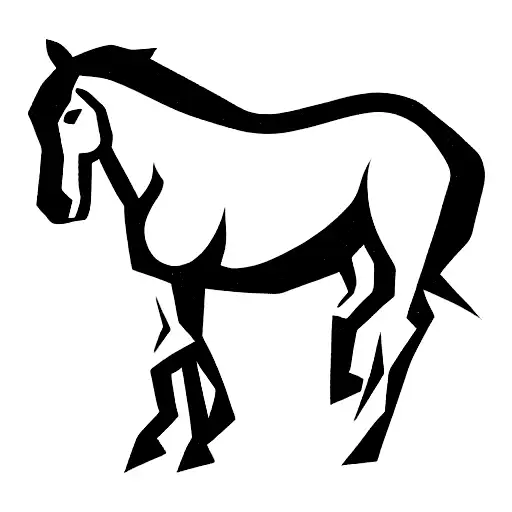 Simple Horse Whole Body