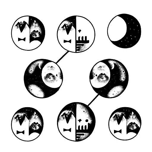 7 Moon Phases