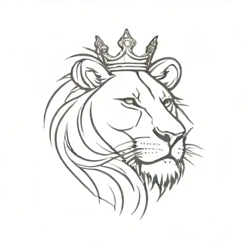 Lion With A Broken Crown