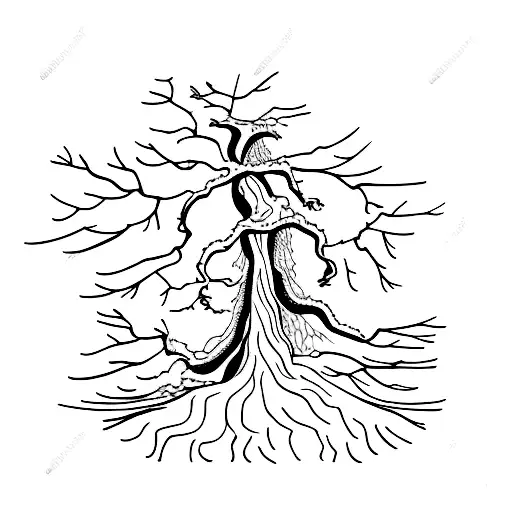 An Arborist Climbing A Tree