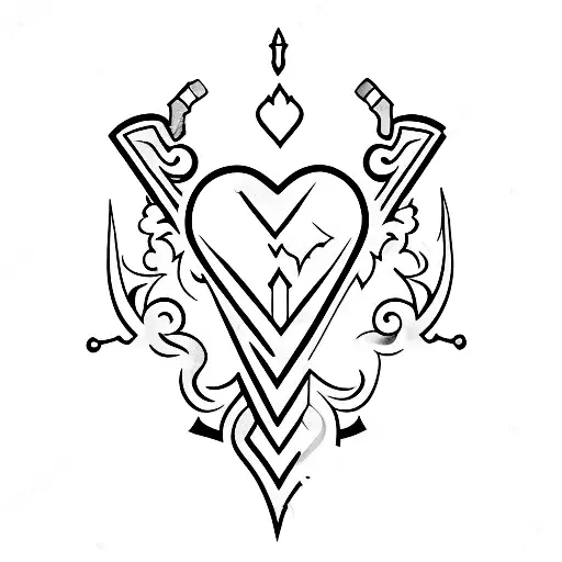Heart Piercing A Sword