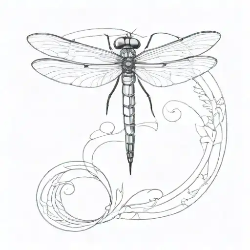 Dragonfly Top View