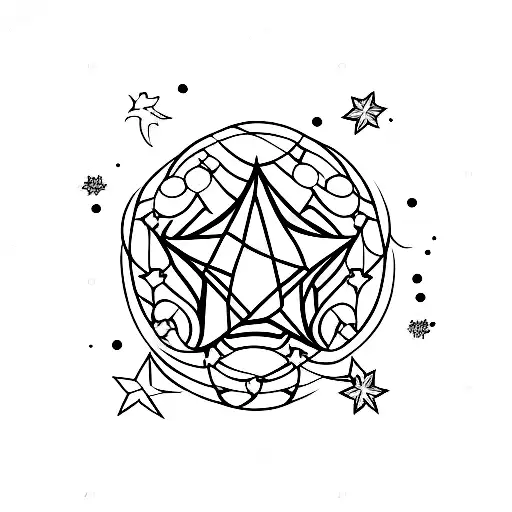 A Star That Looks Like The English Letter A