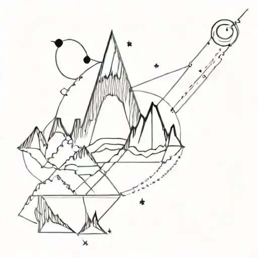 Abstract Geometric Interpretation Of The Northern Lights